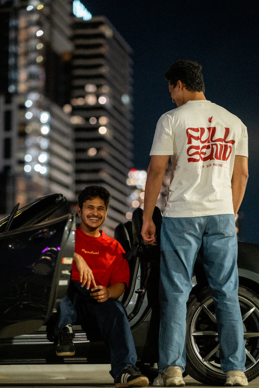 Full Send Oversized Tee - Sim Racing Edition